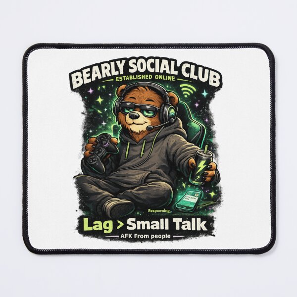Item preview, Gamer Bear Lag>Small Talk designed and sold by GiggleBear.