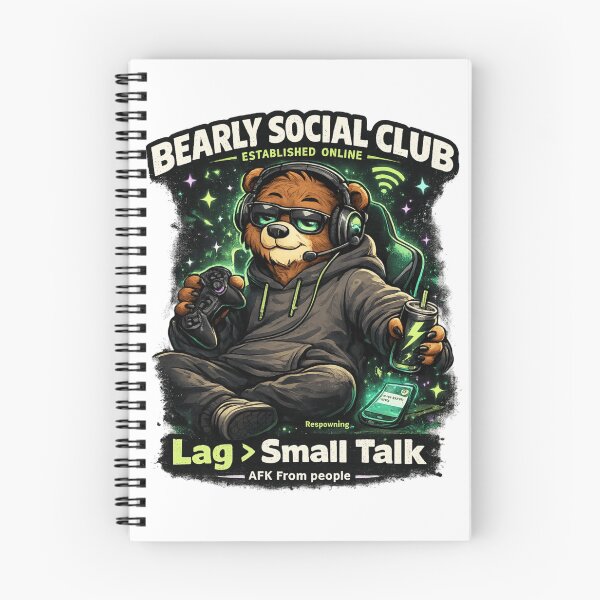 Item preview, Gamer Bear Lag>Small Talk designed and sold by GiggleBear.