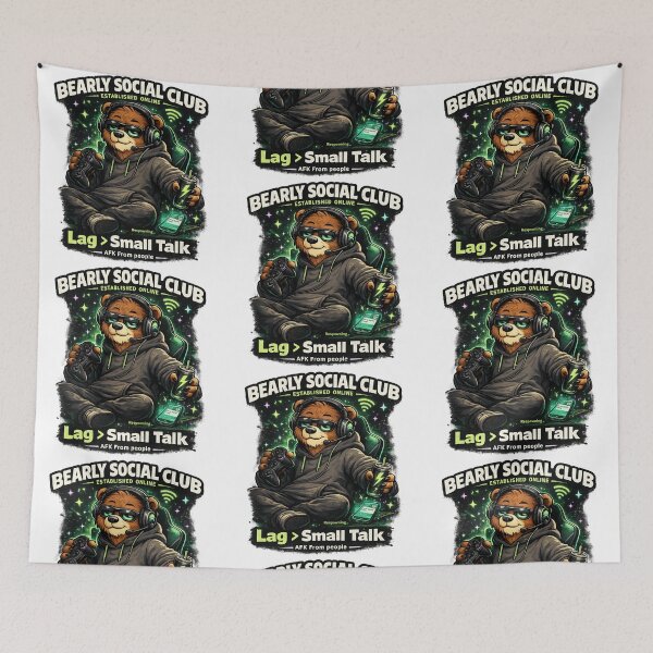 Item preview, Gamer Bear Lag>Small Talk designed and sold by GiggleBear.