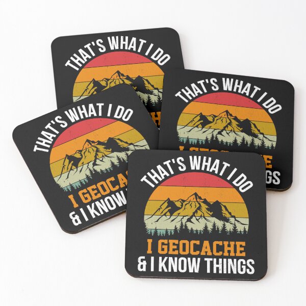 Item preview, Geocache - Funny Vintage Design designed and sold by ArcticFoxStudio.
