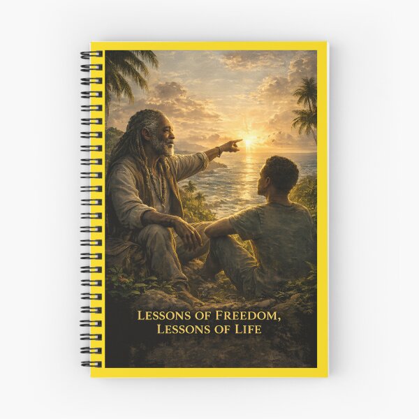 Item preview, Lessons of Freedom, Lessons of Life – Generational Wisdom Island Art designed and sold by Inspirational Jamaican.
