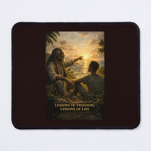 Item preview, Lessons of Freedom, Lessons of Life – Generational Wisdom Island Art designed and sold by Inspirational Jamaican.