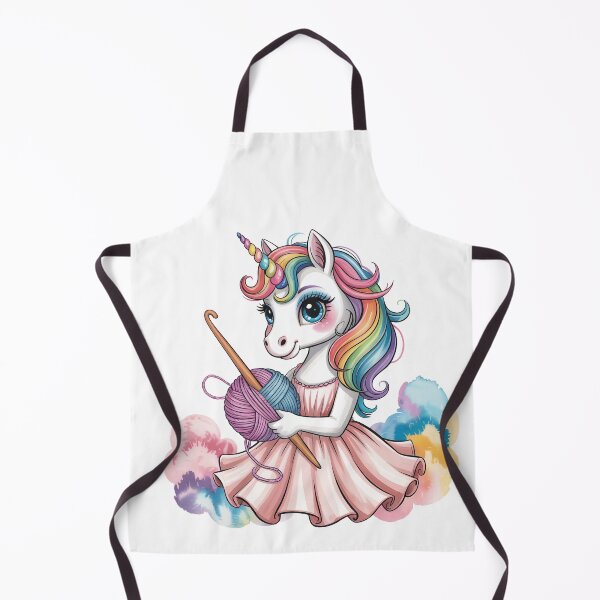 Item preview, Unicorn Crocheting with Rainbow Yarn designed and sold by jkrphoto.