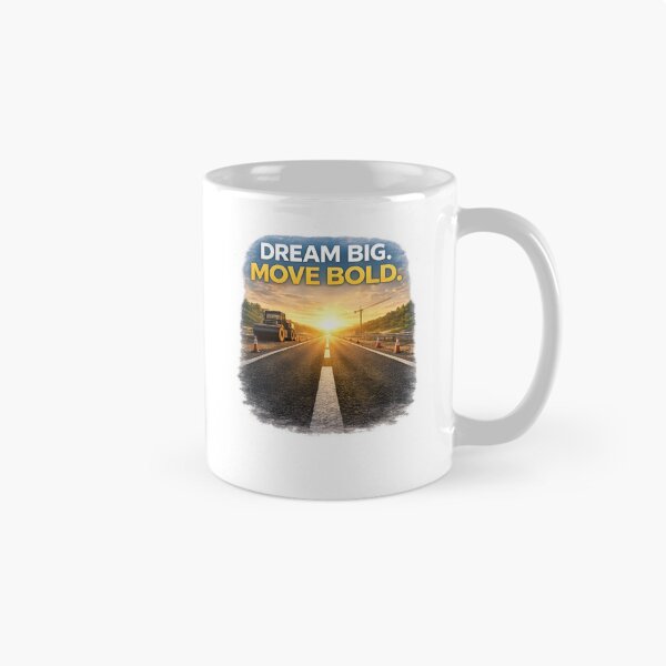 Item preview, Dream Big Move Bold – Road to Success Construction Motivation designed and sold by Inspirational Jamaican.