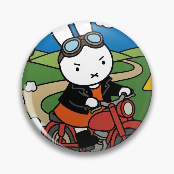 Item preview, badass miffy on a motorcycle designed and sold by TrendHooper.