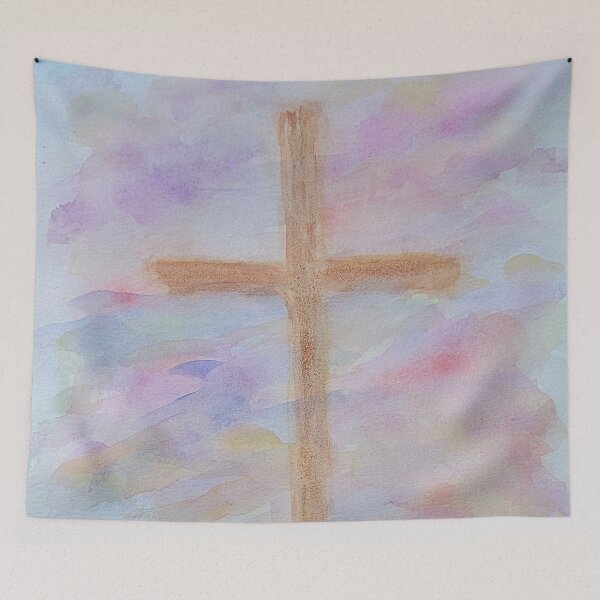 Item preview, Watercolor cross designed and sold by Jmb67.