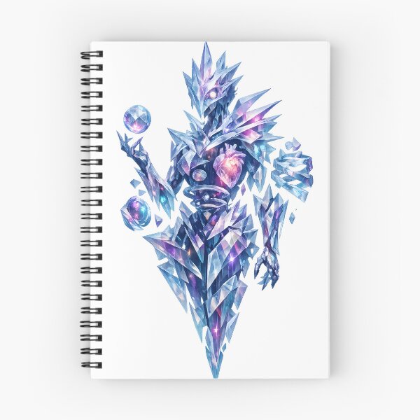 Item preview, Geometric Astral Crystal Fox Spirit Guide designed and sold by CrystalVanta.