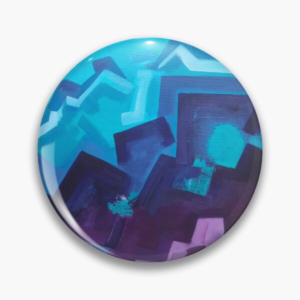 Item preview, Geometric Violet & Teal Abstract Waves designed and sold by Onírica by Valeria.