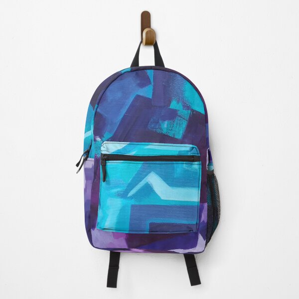 Item preview, Geometric Violet & Teal Abstract Waves designed and sold by Onírica by Valeria.