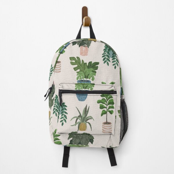 Item preview, Lush Potted Houseplants Hand-Painted Seamless Pattern designed and sold by Seamlessly Buffalo.
