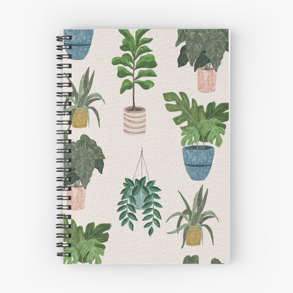 Item preview, Lush Potted Houseplants Hand-Painted Seamless Pattern designed and sold by Seamlessly Buffalo.