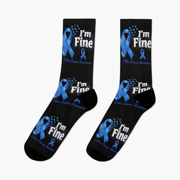 Item preview, Feather Birds I'm Fine Colon Cancer Awareness designed and sold by gear-posters.