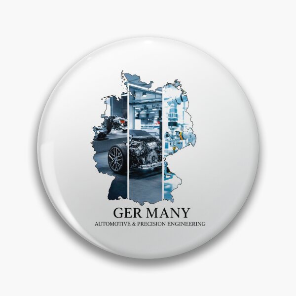 Item preview, Germany Map Automotive and Precision Engineering Industrial Art designed and sold by AbulailArt.