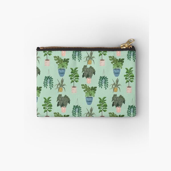 Item preview, Lush Potted Houseplants Hand-Painted Seamless Pattern designed and sold by Seamlessly Buffalo.