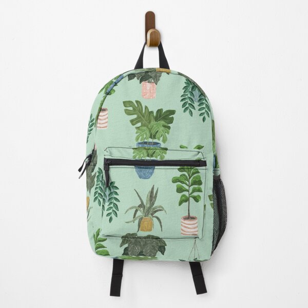 Item preview, Lush Potted Houseplants Hand-Painted Seamless Pattern designed and sold by Seamlessly Buffalo.