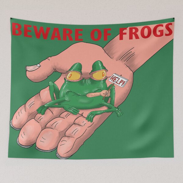 Item preview, Beware of frogs! designed and sold by AyseAkcay.