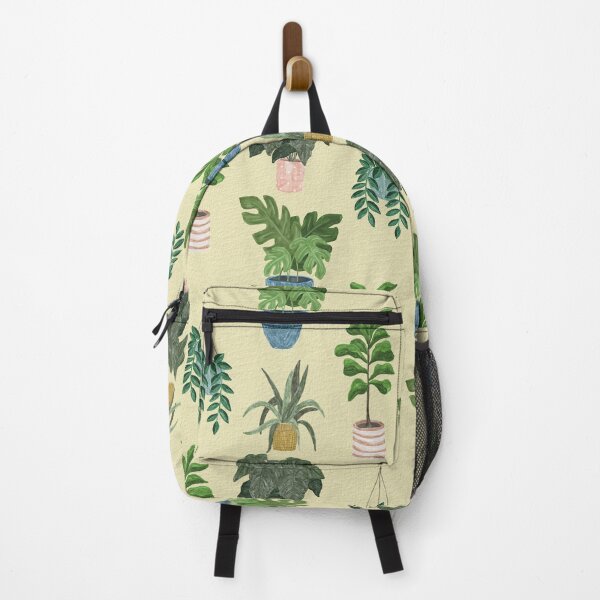 Item preview, Lush Potted Houseplants Hand-Painted Seamless Pattern designed and sold by Seamlessly Buffalo.