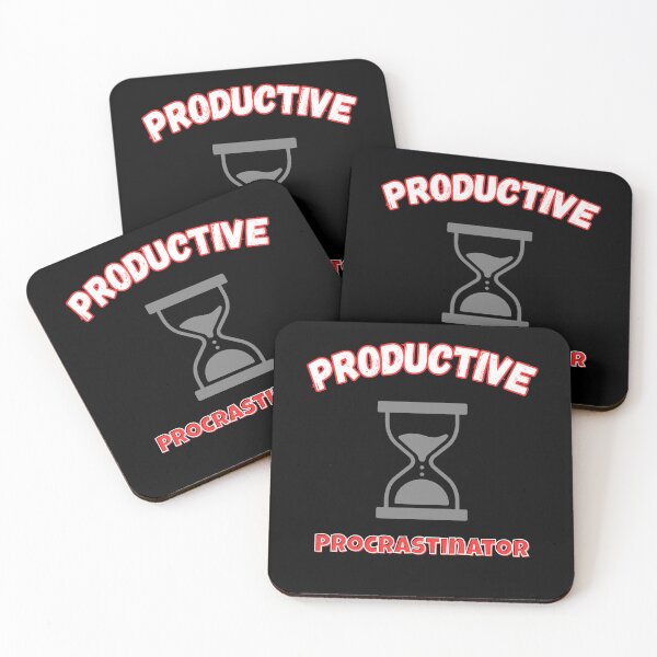 Item preview, Productive Procrastinator Funny Quote designed and sold by Snedsdigital.