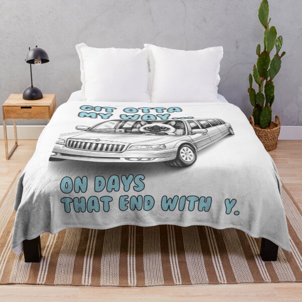 Item preview, Git Otta My Way: Funny Siamese Cat Limo Driver Meme Quote Shirt designed and sold by TerScott.