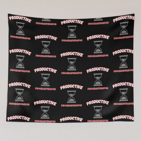 Item preview, Productive Procrastinator Funny Quote designed and sold by Snedsdigital.