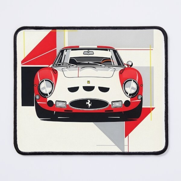 Item preview, Ferrari 250 GTO Vintage Poster Classic Ferrari Supercar Wall Art designed and sold by Motorline44.