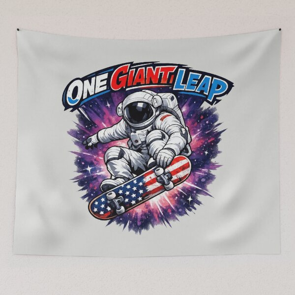 Item preview, One Giant Leap - Astronaut Skater designed and sold by DigitalGlade.