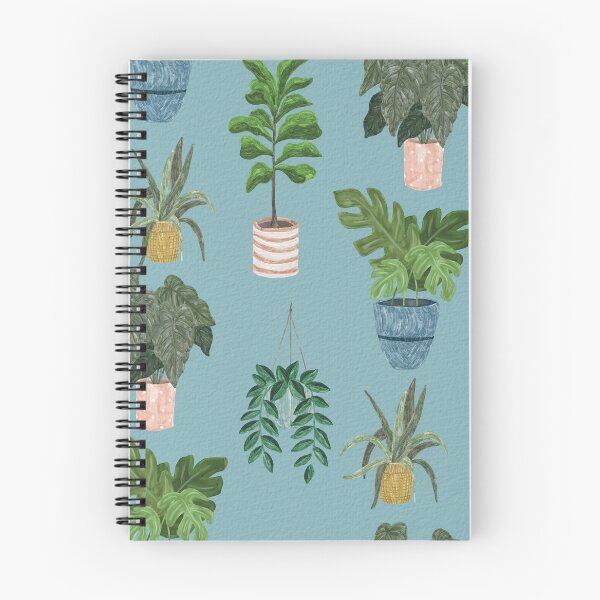 Item preview, Lush Potted Houseplants Hand-Painted Seamless Pattern designed and sold by Seamlessly Buffalo.