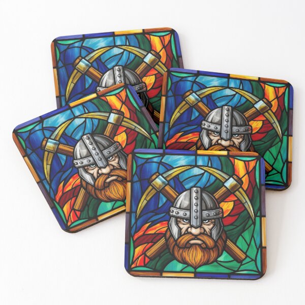 Item preview, Stained Glass Dwarf designed and sold by TeamAdequate.