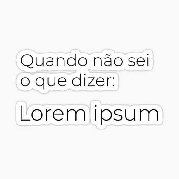 Frases engraçadas Sticker