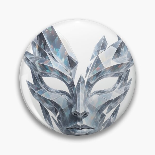 Item preview, Geometric Crystal Mask Luminous Prism Face designed and sold by CrystalVanta.