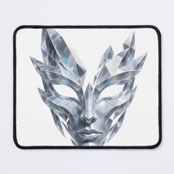 Item preview, Geometric Crystal Mask Luminous Prism Face designed and sold by CrystalVanta.