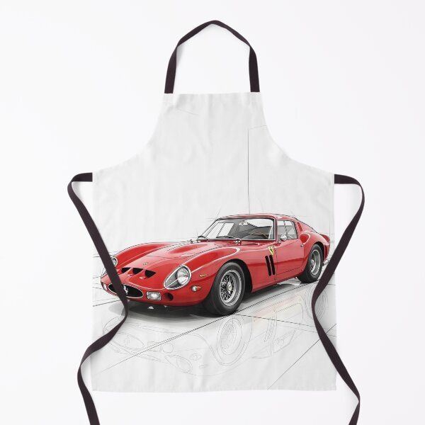 Item preview, Ferrari 250 GTO Sketch Poster Classic Ferrari Supercar Illustration designed and sold by Motorline44.