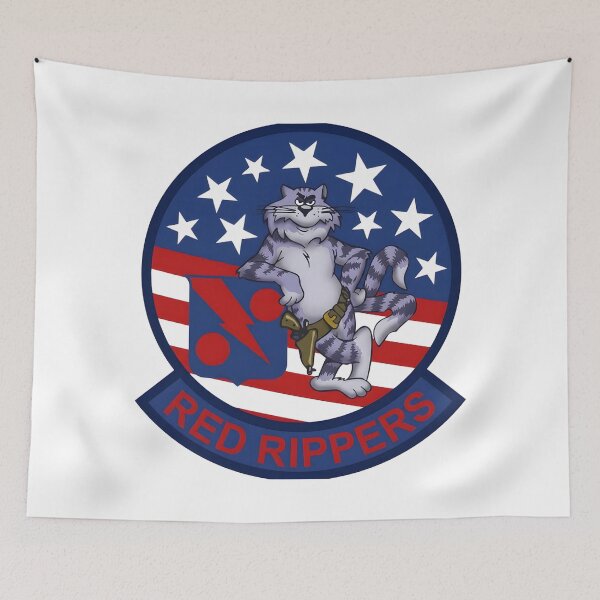 Item preview, VFA-11 Red Rippers Squadron Military Emblem designed and sold by CharlieDesings.