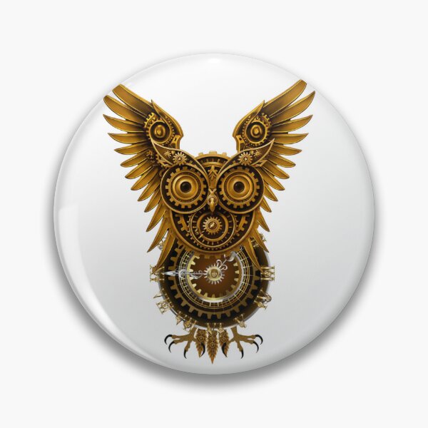 Item preview, Steampunk Guardian Owl: Clockwork Sentinel designed and sold by Bouthilette Boutique.