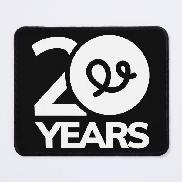 Item preview, Filament Games 20th Anniversary Logo Mark White designed and sold by Filament Games Store.