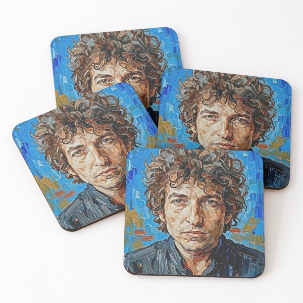 Item preview, The Voice of a Generation – Bob Dylan Expressive Oil Portrait designed and sold by Art's Diner.