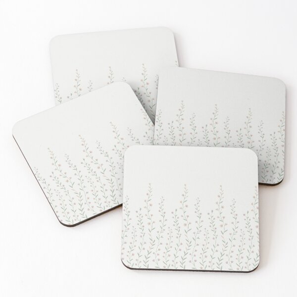 Item preview, White Pastel Vertical Floral Seamless Pattern On designed and sold by DesigntshirtWB.