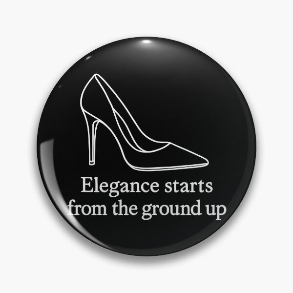 Item preview, High Heel Line Art – Elegance Fashion Quote designed and sold by Pineapple-Tree.