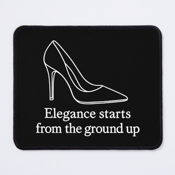 Item preview, High Heel Line Art – Elegance Fashion Quote designed and sold by Pineapple-Tree.
