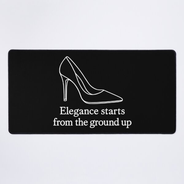Item preview, High Heel Line Art – Elegance Fashion Quote designed and sold by Pineapple-Tree.