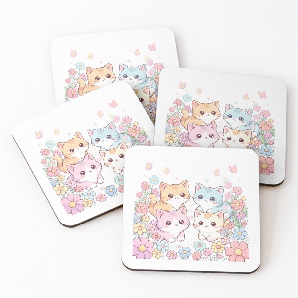 Item preview, Spring Kittens designed and sold by PatronesKawai.