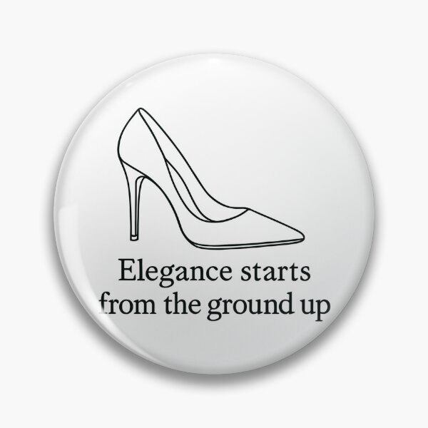 Item preview, High Heel Line Art – Elegance Fashion Quote designed and sold by Pineapple-Tree.