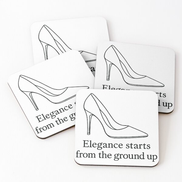 Item preview, High Heel Line Art – Elegance Fashion Quote designed and sold by Pineapple-Tree.