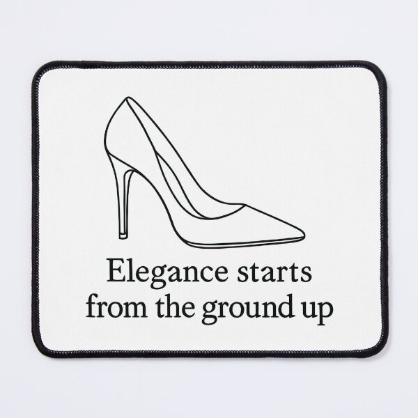Item preview, High Heel Line Art – Elegance Fashion Quote designed and sold by Pineapple-Tree.