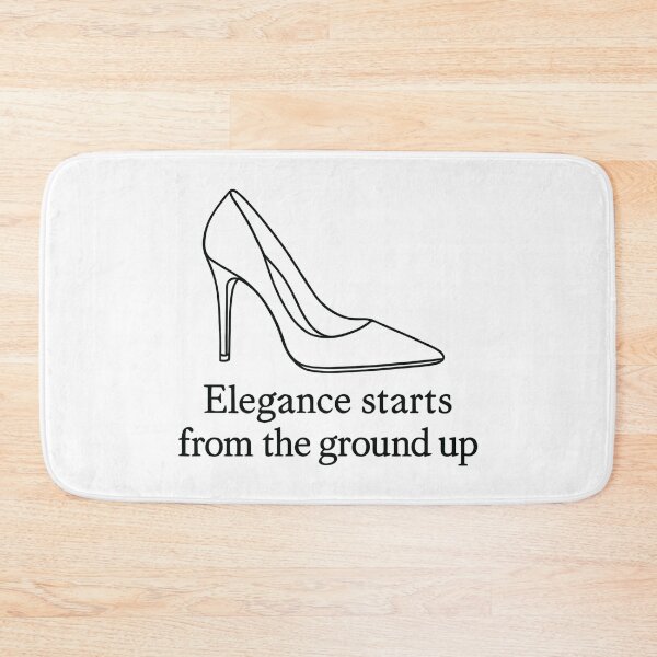 Item preview, High Heel Line Art – Elegance Fashion Quote designed and sold by Pineapple-Tree.