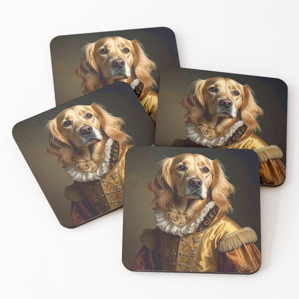 Item preview, Royal Golden Retriever Renaissance Portrait designed and sold by Rutvain.
