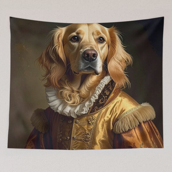 Item preview, Royal Golden Retriever Renaissance Portrait designed and sold by Rutvain.