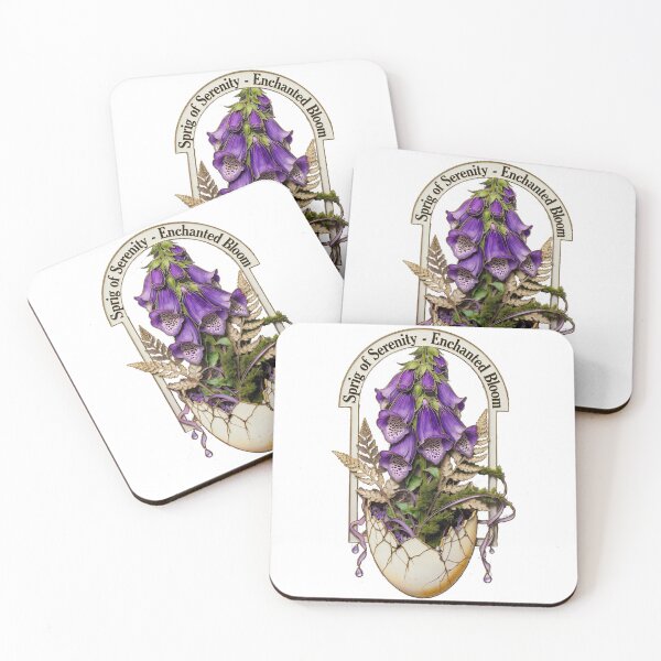 Item preview, Vernal Foxglove Sprig Shirt, Enchanted Bloom Awakening Mug, Serene Cottagecore Gif designed and sold by YMLux.