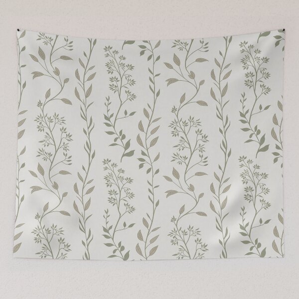 Item preview, White Olive Vertical Botanical Seamless Pattern On designed and sold by DesigntshirtWB.