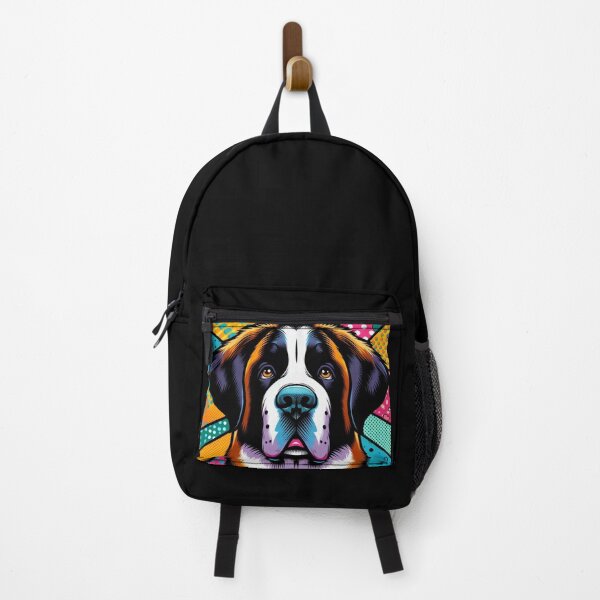 Item preview, Saint Bernard – Pop Art Burst Emblem designed and sold by Dogandesighn.